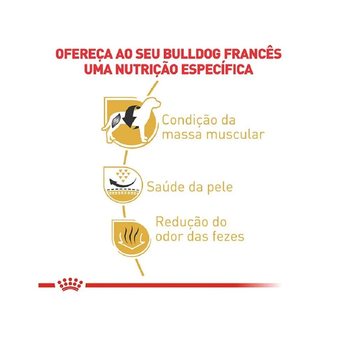 Royal Bulldog Frances Adult 7,5kg Promocao - Imagem 2