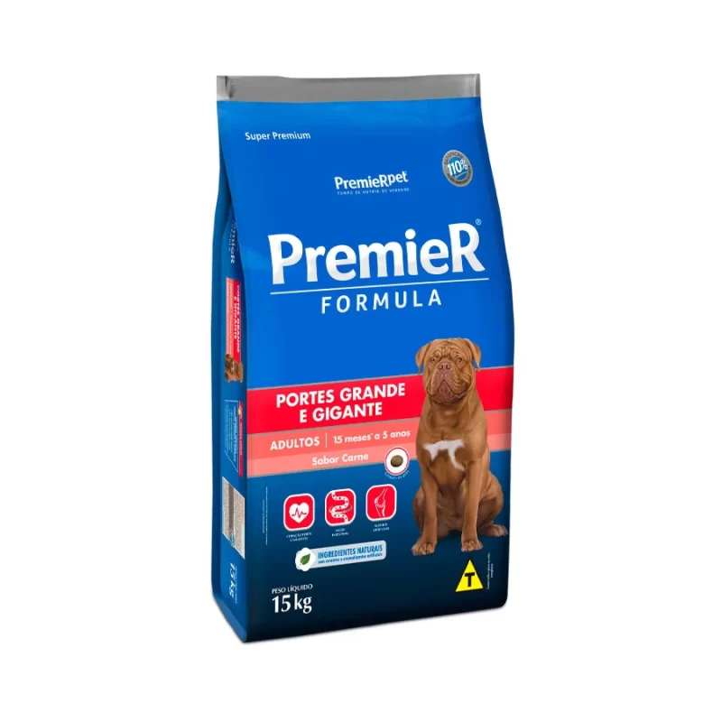 Premier Raca Gdes Adult Carne 15kg Promocao