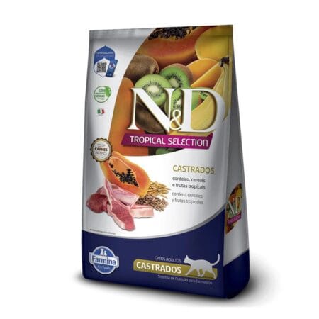 N&d Tropical Gatos Castrados Cordeiro 7kg Promoçao