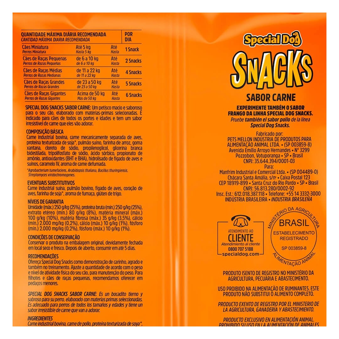 Special Dog Bifinho Carne 400g - Imagem 3
