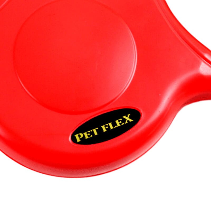 Guia Retratil Classic 3mt Ate 15kg Vermelha - Imagem 4