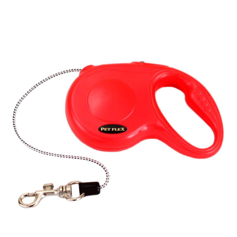 Guia Retratil Classic 3mt Ate 15kg Vermelha