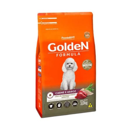 Golden Minibits Senior Carne E Arroz 3kg