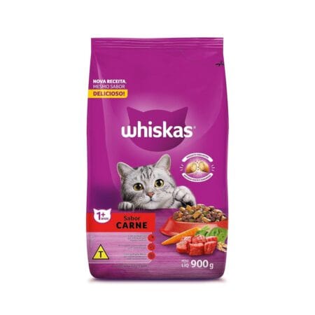 Whiskas Gatos Adultos Carne 900g Promocao